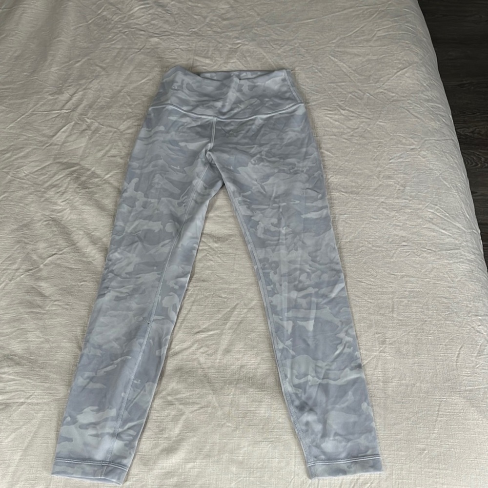 Grey camo lululemon leggings